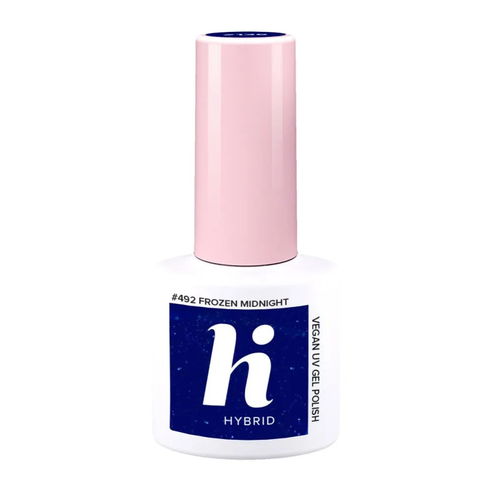 HI HYBRID Frosted Fairytale Nail Polish 492 Frozen Midnight 5 ml - Kosmetika