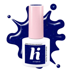 HI HYBRID Frosted Fairytale Nail Polish 492 Frozen Midnight 5 ml - Kosmetika