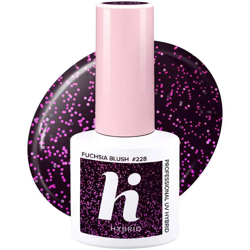Hi Hybrid Lacquer No. 228 Fuchsia Skaistalai 5ml - Kosmetika