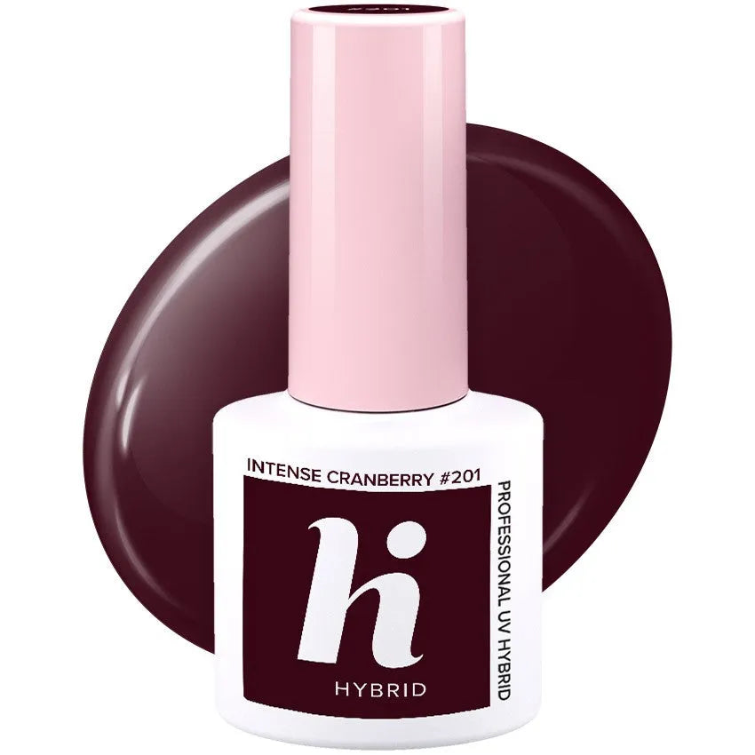 Hi Hybrid Lacquer Nr. 201 Intensyvi Cranberry 5ml - Kosmetika