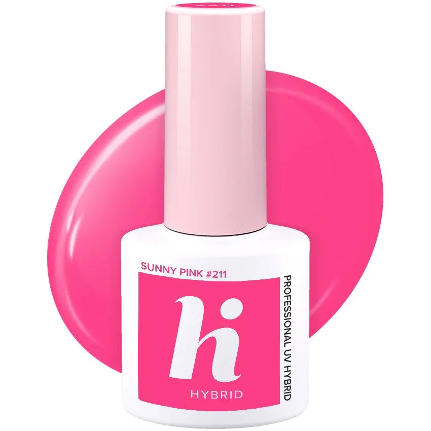 Hi Hybrid Lacquer Nr. 211 Saulėtas Rožinis 5ml - Kosmetika