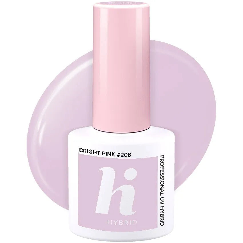 Hi Hybrid Lacquer Unicorn no 208 Ryškiai rožinė 5ml - Kosmetika