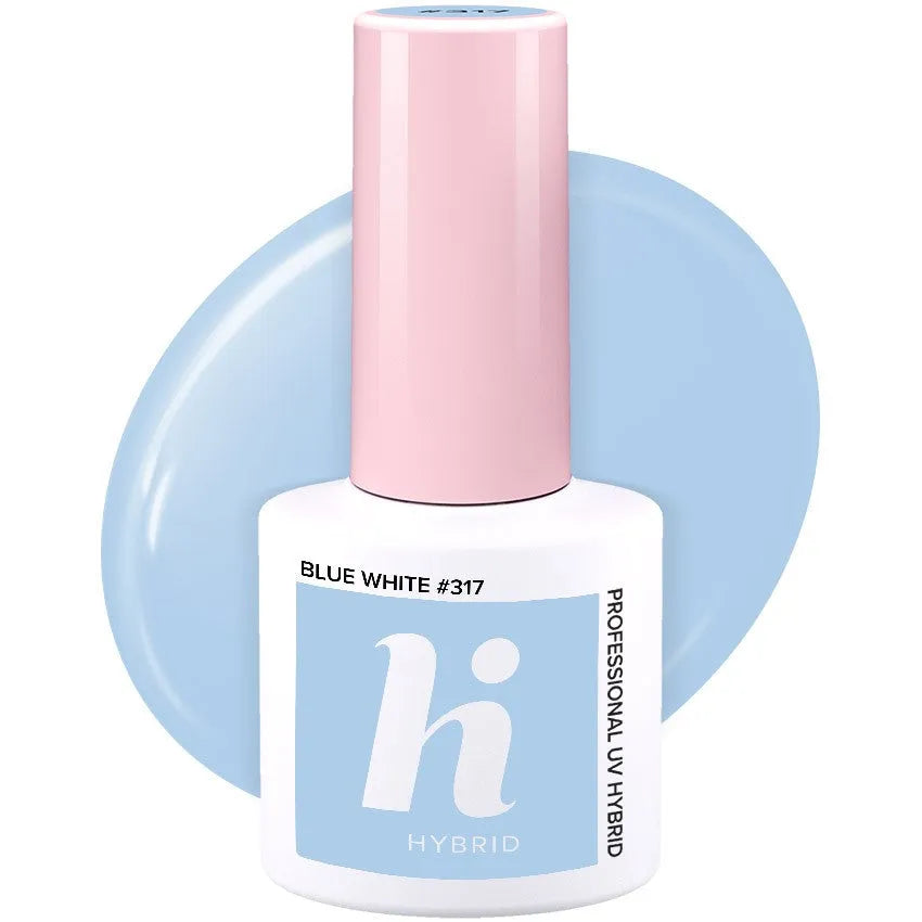Hi Hybrid Lacquer Unicorn Nr. 317 Mėlyna Balta 5ml - Kosmetika