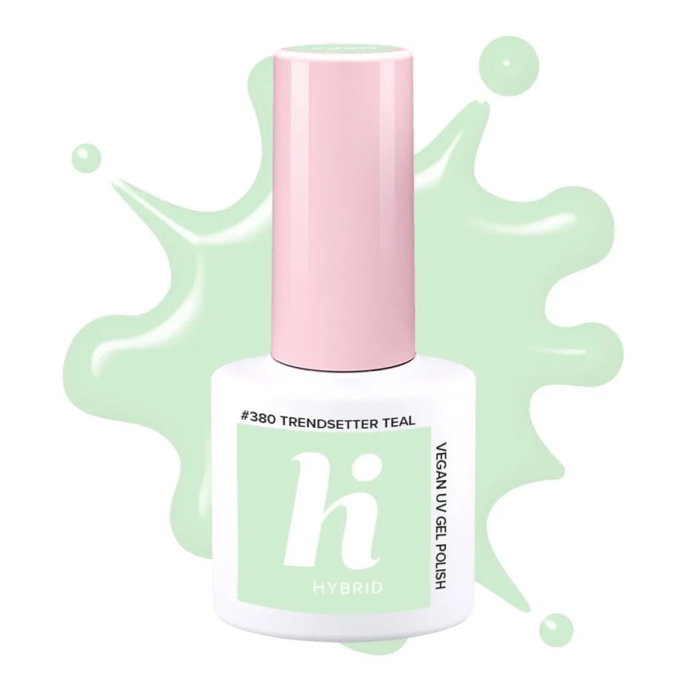 HI HYBRID Varnish 380 Trendsetter Teal 5 ml. - Kosmetika