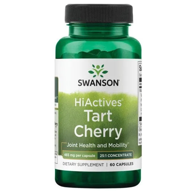 HiActives Tart Cherry - Vyšnių koncentratas - 465 mg - N60 - Swanson - Papildai