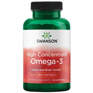 High Concentrate Omega-3 - N120 - Swanson - Papildai
