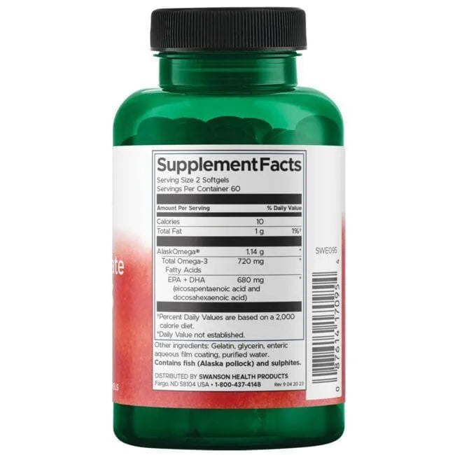 High Concentrate Omega-3 - N120 - Swanson - Papildai
