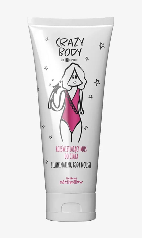 HISKIN Crazy Body Illuminating Mousse - MARSHMALLOW 250 ml. - Kosmetika