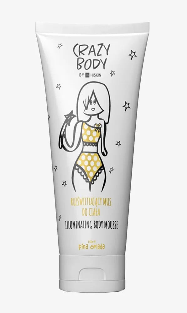 HISKIN Crazy Body Illuminating Mousse - PINA COLADA 250 ml. - Kosmetika