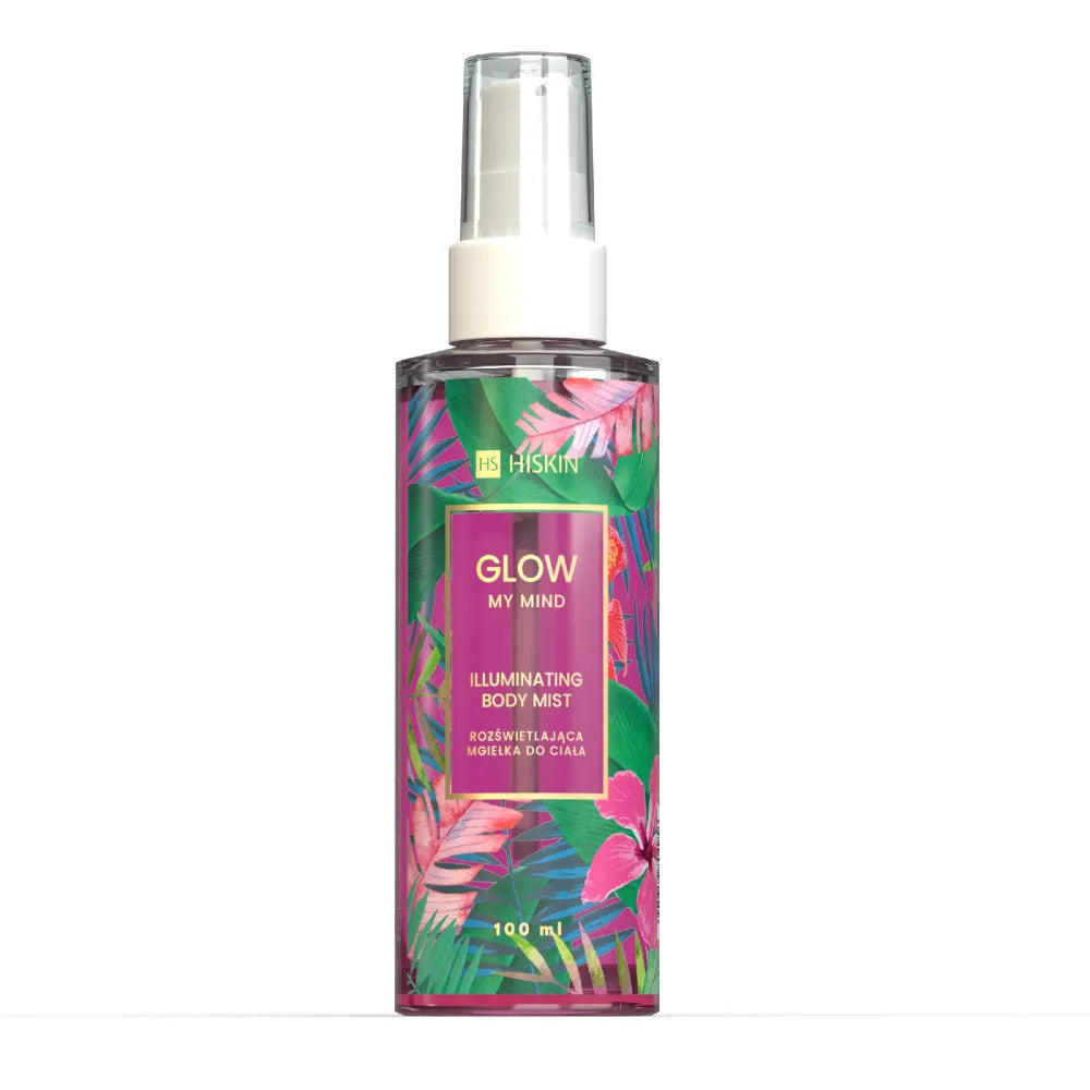 HISKIN Glow My Mind Apšviečiantis kūno purškiklis Rožinė 100 ml - Kosmetika