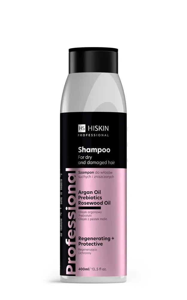 HISKIN Professional Shampoo sausai ir pažeistai plaukams - regeneruojantis apsaugantis 400 ml - Kosmetika