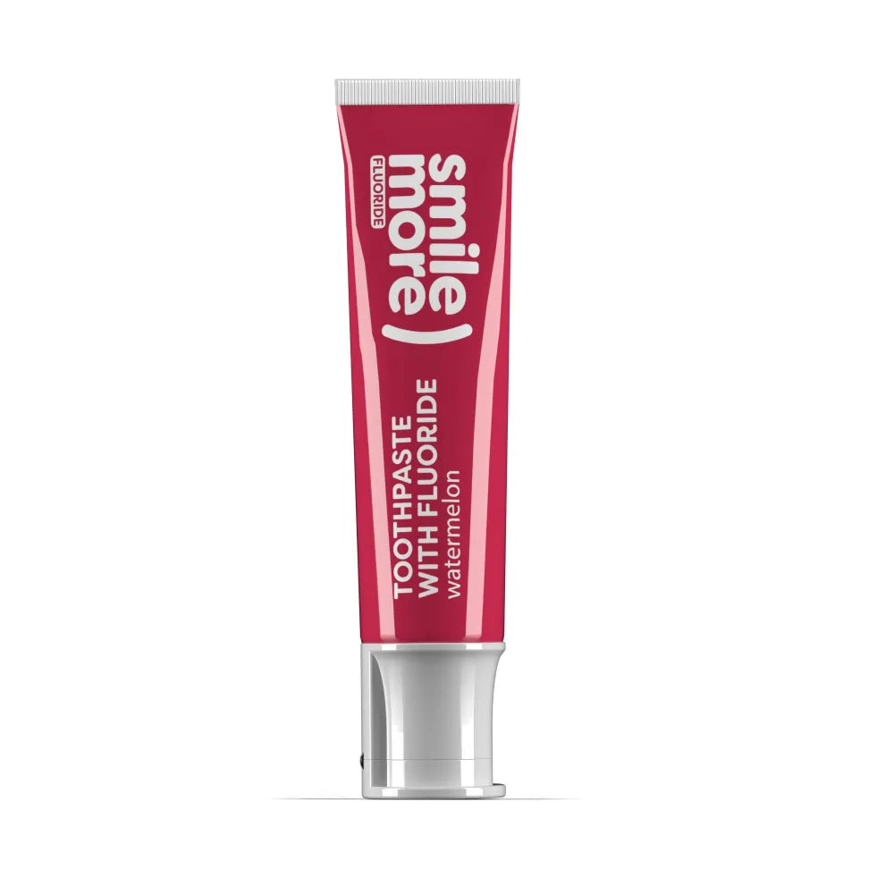 HISKIN Smile More Dantų pasta su Fluoru Raudonasis Melionas 30 ml - Kosmetika