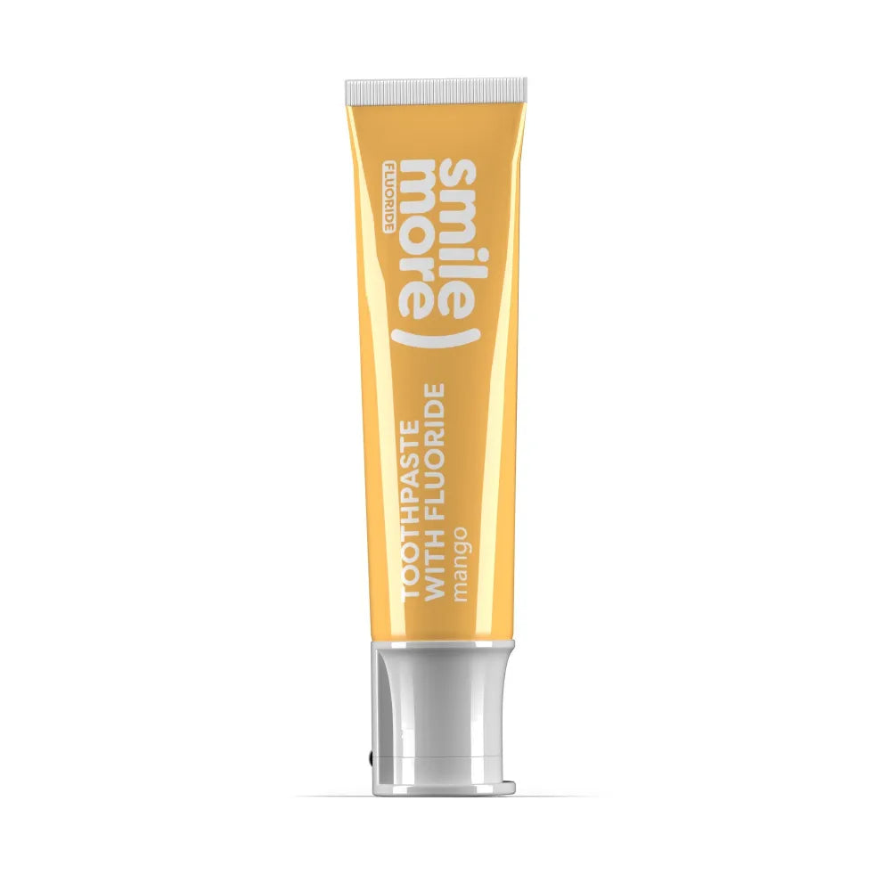 HISKIN Smile More Fluoride Dantų pasta Geltonasis Mangas 30 ml - Kosmetika