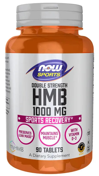 HMB 1000mg - 90 tabs - NOW Foods - Papildai