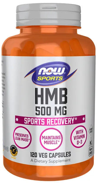 HMB 500mg - 120 vcaps - NOW Foods - Papildai