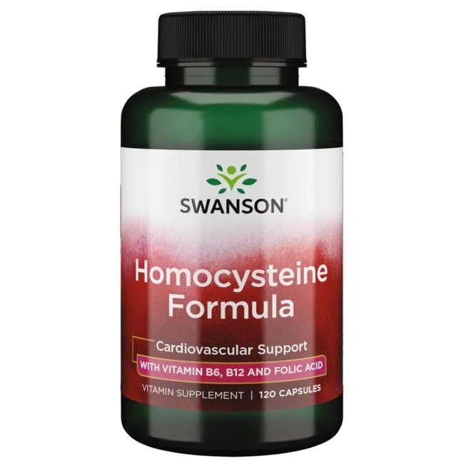 Homocysteine Formula - B6 B12 Folio rūgštis - N120 - Swanson - Papildai