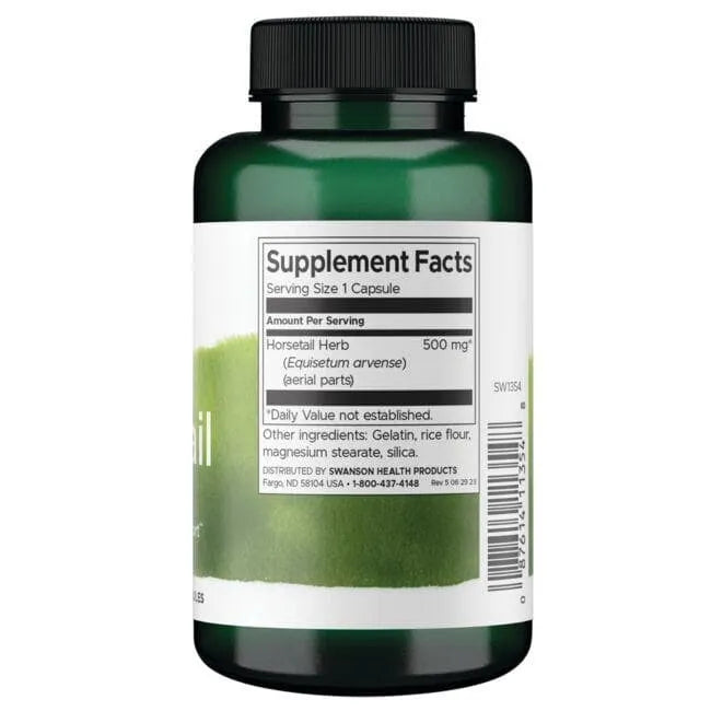 Horsetail - Asiūklis - 500 mg - N90 - Swanson - Papildai