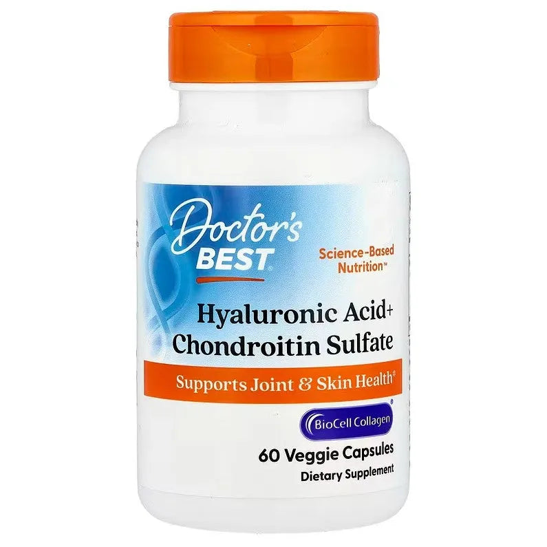 Hyaluronic Acid + Chondroitin Sulfate with BioCell Collagen - 60 caps - Doctor’s Best - Papildai