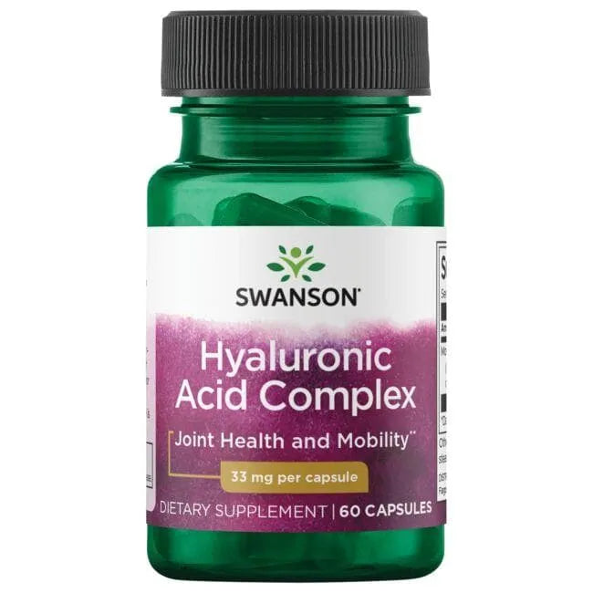 Hyaluronic Acid Complex - Hialurono rūgštis - 33 mg - N60 - Swanson - Papildai
