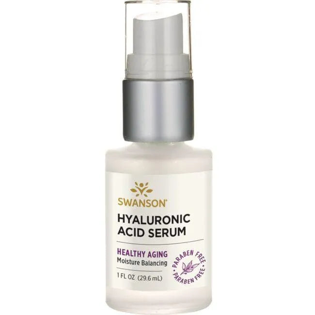 Hyaluronic Acid Serum - Hialurono rūgšties serumas - Odai - 29.6 ml - Swanson - Kosmetika