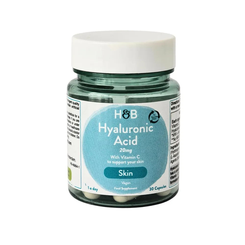 Hyaluronic Acid with Vitamin C 20mg - 30 caps - Holland & Barrett - Papildai
