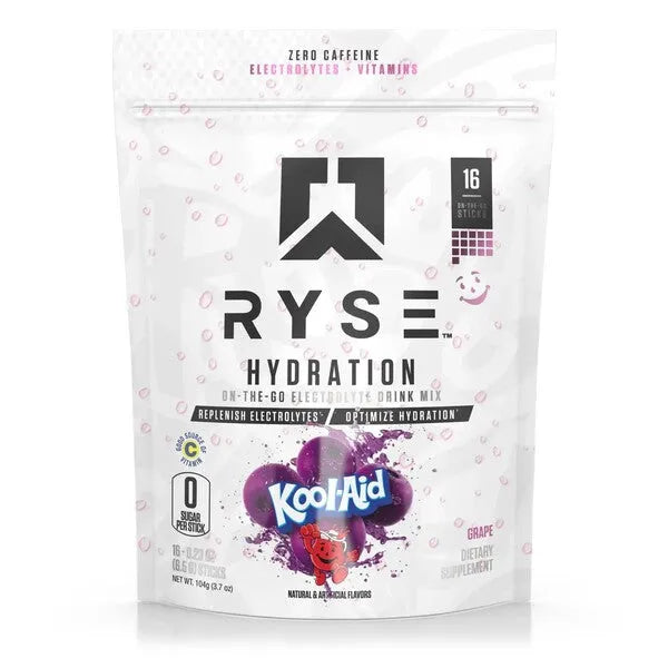 Hydration Sticks Kool-Aid Grape - 16 x 6.5g - RYSE - Sporto papildai