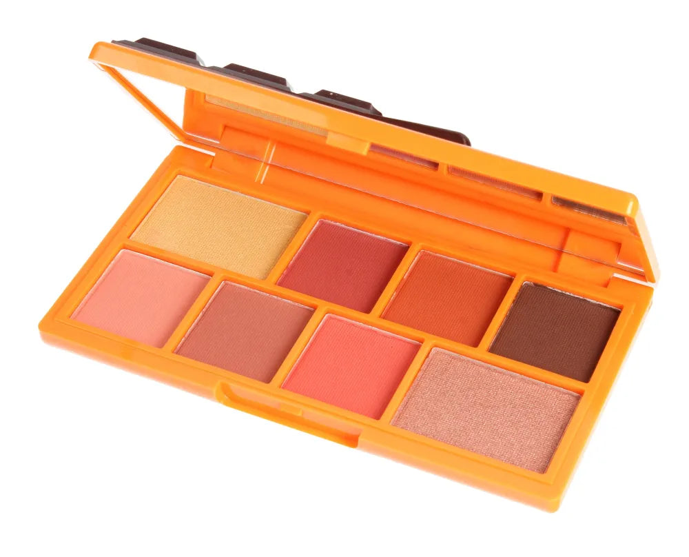 I Heart Revolution Chocolate Mini Eyeshadow Palette (8) Choc Orange 2.7g Šokolado Akių Šešėlių Paletė Oranžinė