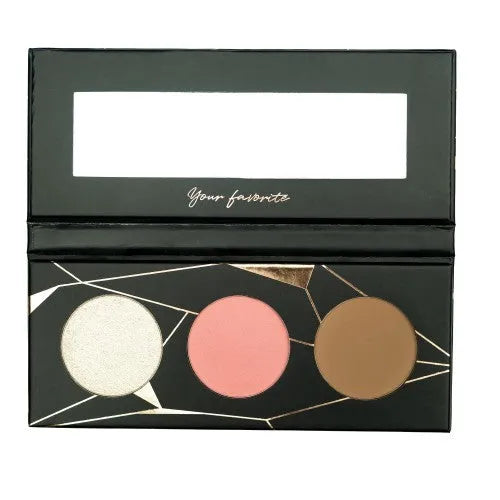 IBRA Face Contouring Palette Contour Kit (skaistalai bronzeris highlighteris) 1vnt - Kosmetika