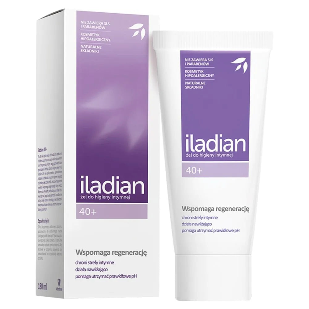 ILADIAN 40+ Intimate Hygiene Gel - Palaiko regeneraciją 180ml - Kosmetika