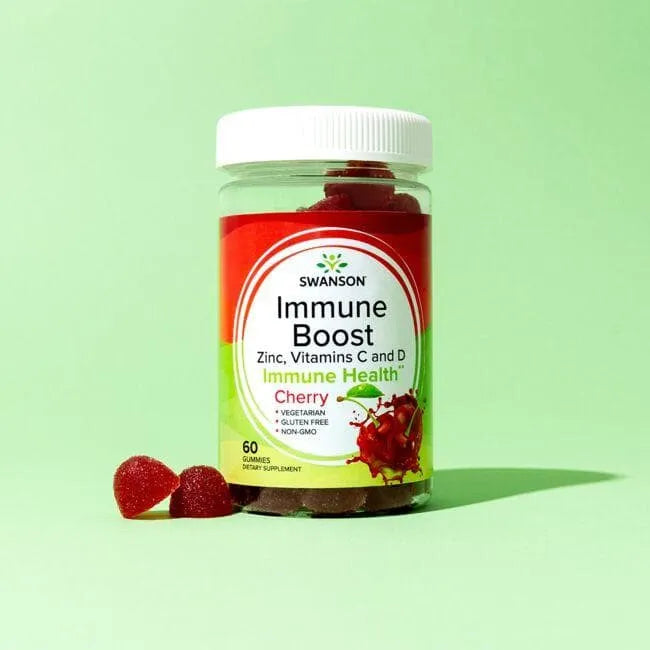 Immune Boost Gummies with Zinc Vitamins C and D - N60 - Swanson - Papildai
