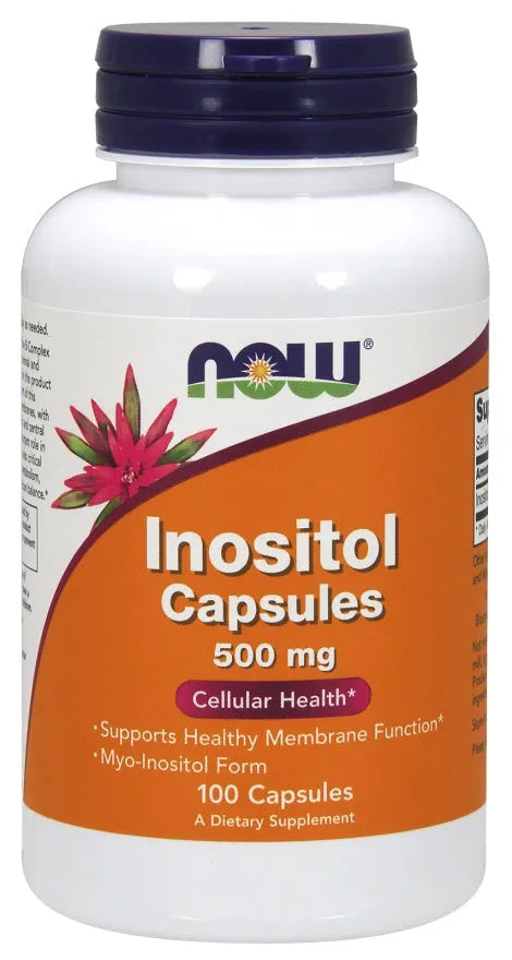 Inositol 500mg - 100 caps - NOW Foods - Papildai