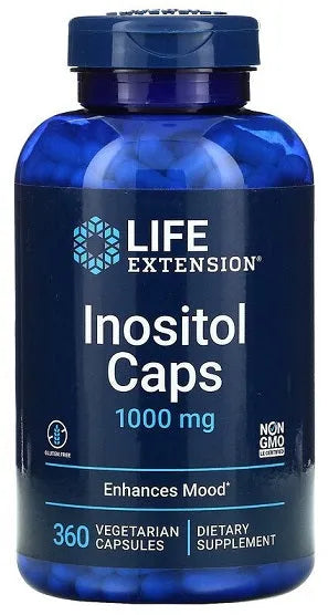 Inositol Caps 1000 mg - 360 vcaps - Life Extension - Papildai