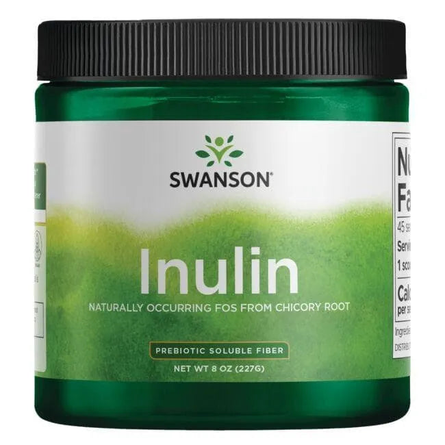 Inulin - Prebiotic Soluble Fiber - Inulinas - Prebiotikas - 227 gr - Swanson - Papildai