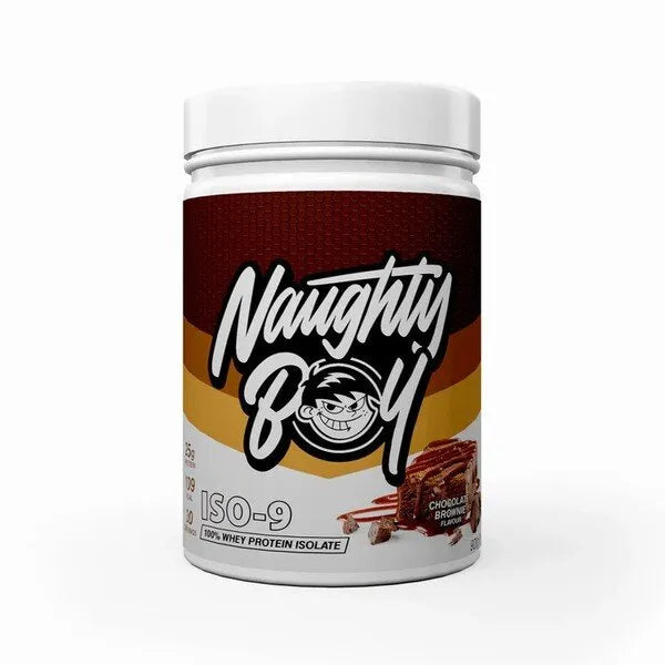 Iso-9 Chocolate Brownie - 900g - Naughty Boy - Sporto papildai
