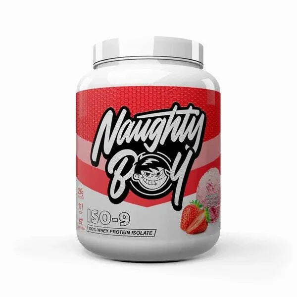 Iso-9 Strawberry Milkshake - 2010g - Naughty Boy - Sporto papildai