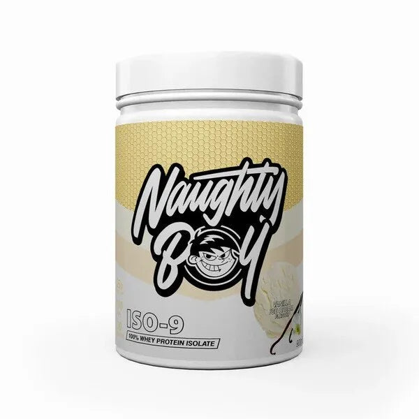 Iso-9 Vanilla Ice Cream - 900g - Naughty Boy - Sporto papildai