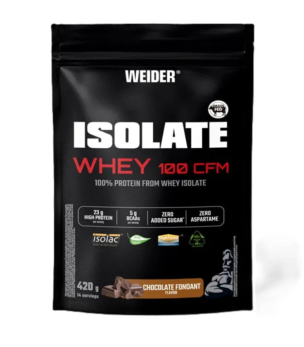 Isolate Whey 100 CFM Chocolate Fondant - 420g - Weider - Sporto papildai