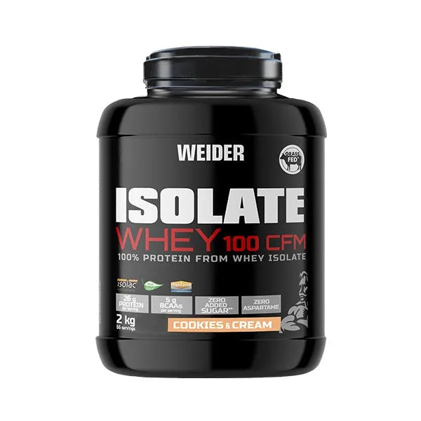 Isolate Whey 100 CFM Cookies & Cream - 2000g - Weider - Sporto papildai