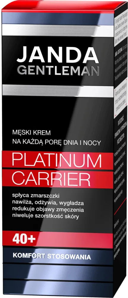 JANDA Gentleman Vyrų kremas bet kuriuo paros metu 40+ 50 ml - Kosmetika