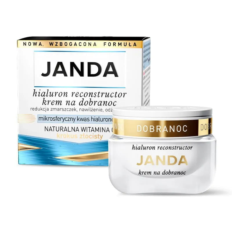JANDA Hialuron Reconstructor Moisturizing anti-wrinkle night cream 50 ml - Kosmetika