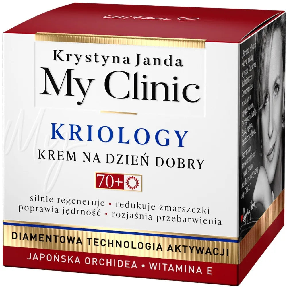 JANDA My Clinic Kriology 70+ Good Morning Cream - Japonų orchidėja ir vitaminas E 50ml - Kosmetika