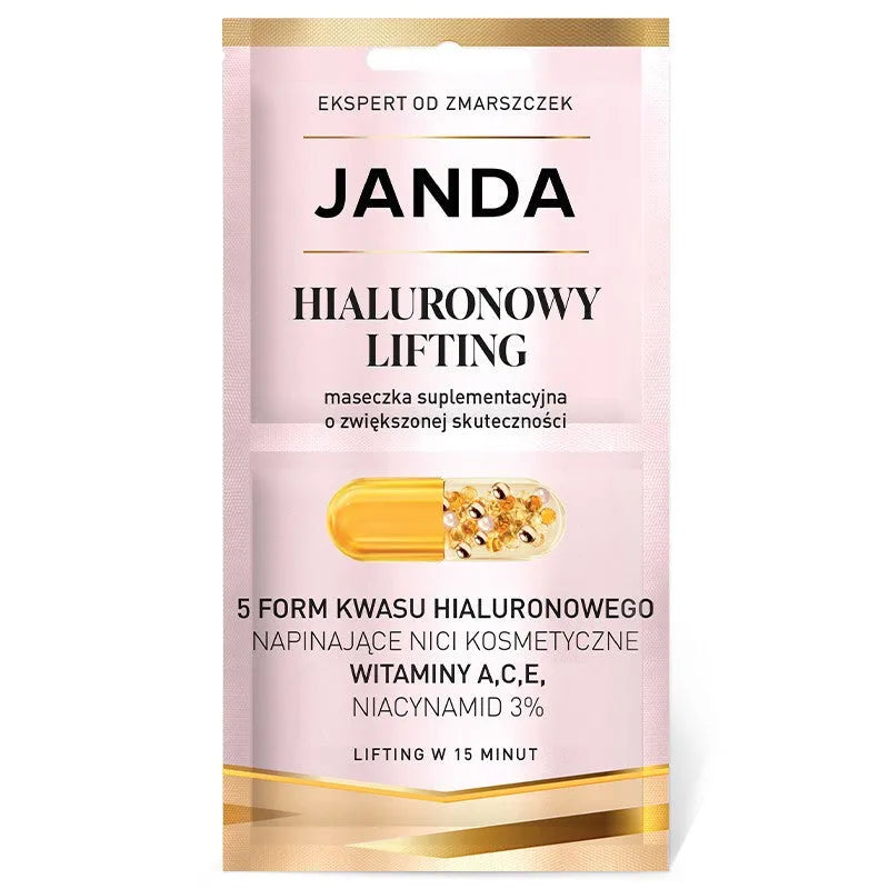 JANDA My Clinic Mask Supplementation Hyaluronic Lifting 8 ml. - Kosmetika