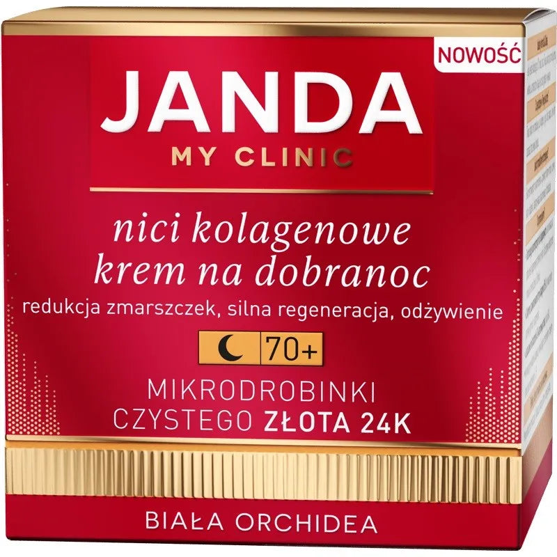 JANDA MY CLINIC Nici Kolagenowe Krem na dobranoc 70+ 50ml - Kosmetika