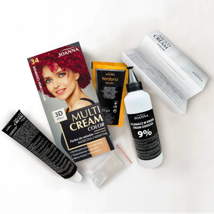 JOANNA MULTI CREAM Spalva 34 Intensyvi Raudona - Kosmetika