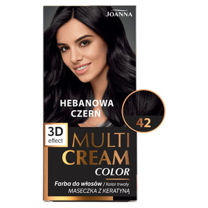 JOANNA MULTI CREAM Spalva 42 Juodas Ebony - Kosmetika