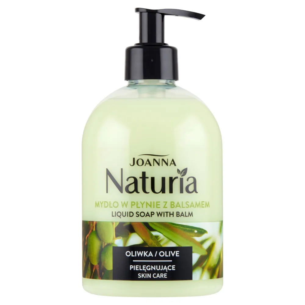 JOANNA NAT. Skystas muilas su OLIVE balzamu 500ml - Kosmetika