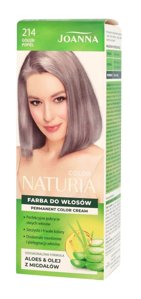 Joanna Naturia Color plaukų dažai Nr. 214 - Pelenų pilka 1 vnt. - Kosmetika