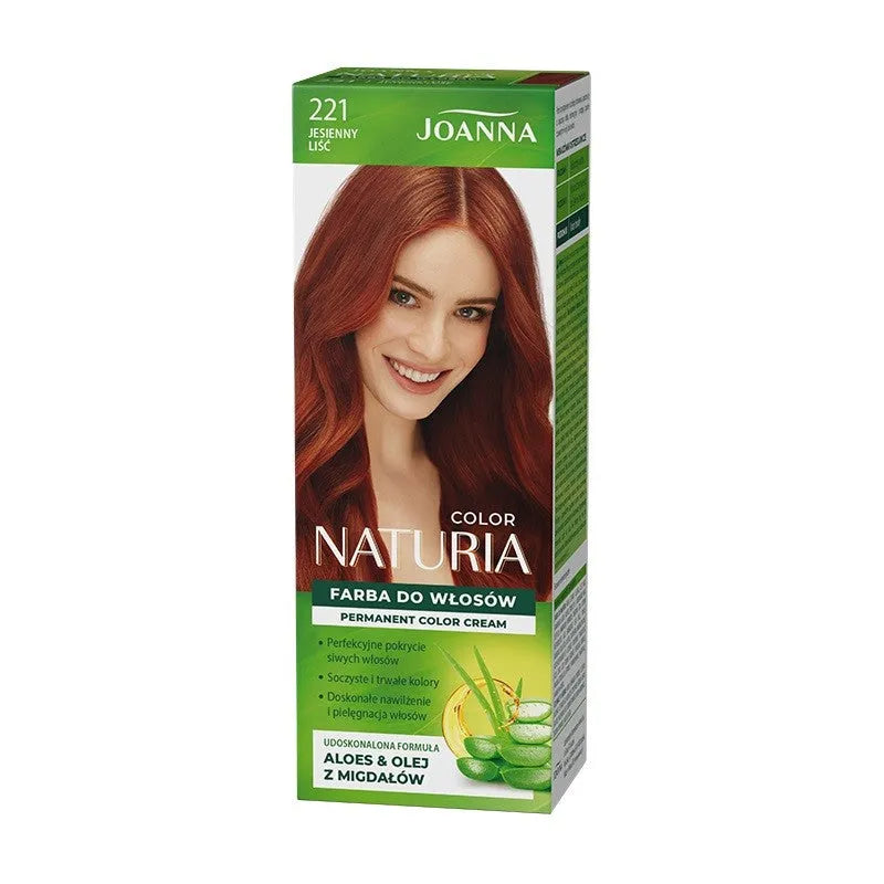 Joanna Naturia Color Plaukų dažai Nr. 221 - Rudens lapas 1 vnt. - Kosmetika