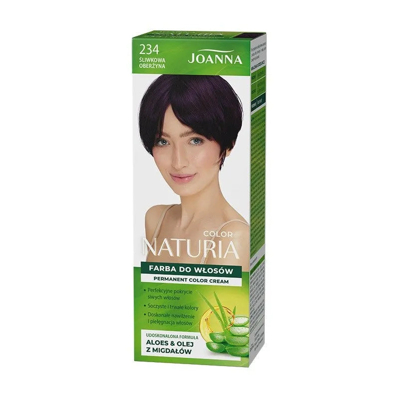 Joanna Naturia Color Plaukų dažai Nr. 234 - Baklažanas 1 vnt. - Kosmetika