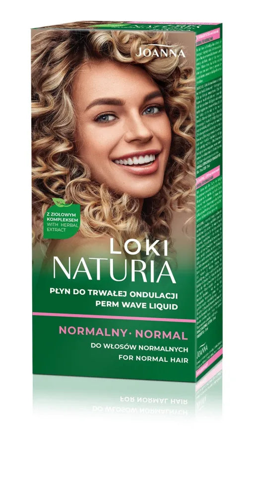 JOANNA Naturia Curls garbanojimo skystis normaliems plaukams 100 ml. - Kosmetika